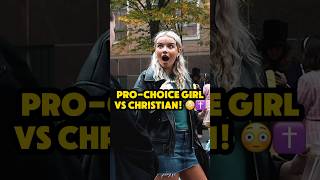 😬‼️ FEMINIST GETS COOKED BY CHRISTIAN [upl. by Bernetta]