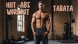 HIIT Abs Workout Tabata Style For a killer Core  30Day Challenge Day 15 [upl. by Oralie]