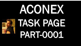 ACONEX HOME TASK MENU I SABIR SAIFI I PART0001 [upl. by Julissa]