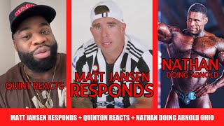 Matt Jansen Responds to Allegations  Quinton and Shaun React  Nathan Doing Arnold  Martin Prague [upl. by Brannon]