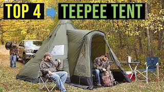 ✅Top 4 Best Teepee Tent in 2023  The Best Teepee Tent Reviews [upl. by Mariand]