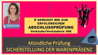 mündliche Prüfung Sicherung der Warenpräsenz [upl. by Jehiel775]