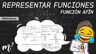 FUNCIÓN AFÍN🫵CÓMO REPRESENTAR LA RECTA [upl. by Gnil]