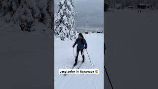 Langlaufen in Norwegen in Sjusjøen norwegen langlaufen lillehammer [upl. by Justus]