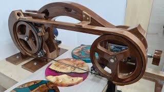 Handmade universal band saw made of wood p1 [upl. by Lewls]