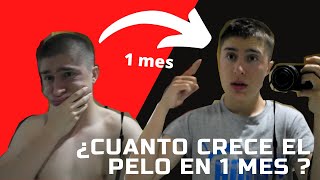 ¿Cuánto crece el pelo en 1 mes  ja boy [upl. by Attelrahs]