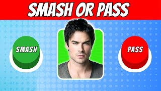 SMASH or PASS 110 OPTIONS  Male TV Characters Edition 2024  QUIZ WAVEZ [upl. by Annnora]