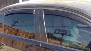 Window Deflectors Installation BMW 5 Series 3 Series E90 E39 528I 328I M5 M3 [upl. by Philina]