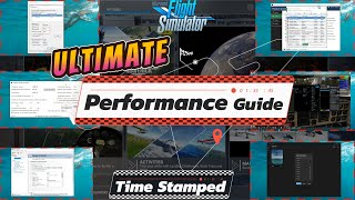 MSFS2020Best Performance Tweaks amp Settings More Fps Less Stutters  Easy to follow For PC [upl. by Garv766]