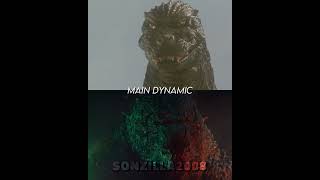 Heisei Godzilla vs MV Godzilla at terms of writing shorts godzilla fyp [upl. by Mahau371]