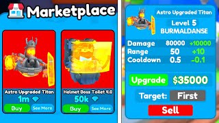 New Leaks 😲😱 I GOT NEW UNIT ASTRO UPGRADED TITAN and Helmet Boss ☠️ NEW UPDATE Toilet Tower Defense [upl. by Jae988]