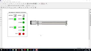 Simulación Motor Eléctrico Lineal PC Simu  Laboratorio de Control y Automatización TECSUP [upl. by Anircam]