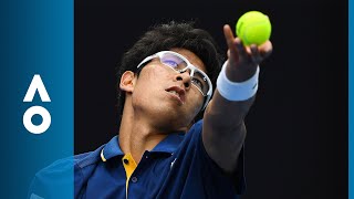 Hyeon Chung v Alexander Zverev match highlights 3R  Australian Open 2018 [upl. by Lotti]