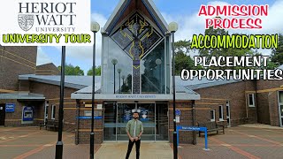 HERIOT WATT UNIVERSITY TOUR  ADMISSION PROCESS  ACCOMMODATION  PLACEMENT OPPORTUNITIES [upl. by Koah]