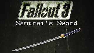 Fallout 3 Unique Weapons  Samurais Sword [upl. by Arytas]