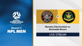 NPL Men Round 11  Moreton City Excelsior vs Rochedale Rovers [upl. by Nolek477]