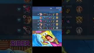 Siber rom ga ada otak nya 🗿🗿 shortsmlbb mobilelegends mlbb bebantim shrots [upl. by Aidyn301]