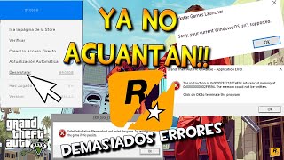 YA NO AGUANTAN MAS  Gente desinstala GTA V Rockstar y Epic con errores Servidores saturados [upl. by Adnana]