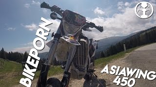 Asiawing 450  Supermoto BikePorn  AsphaltWölfe [upl. by Nibur]