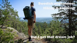 Swedish midsommer kajaks and hikes what about that job [upl. by Iadrahc]