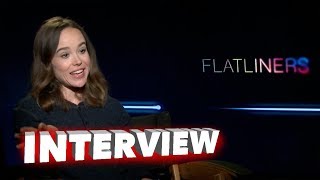 Flatliners Ellen Page Exclusive Interview  ScreenSlam [upl. by Dorice624]