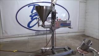 Unifiller Depositor Model UNI 1000i Running with Foot Pedal [upl. by Initof]