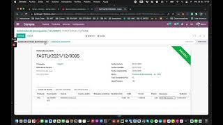 Odoo 14  Compra y devolución de producto con rectificativa [upl. by Acinoryt]