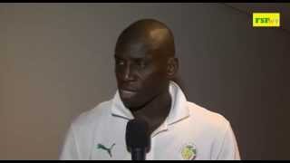 Demba Ba Interview davant match contre la Tunisie [upl. by Teriann695]