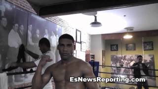 gamboa vs crawford yuriorkis got it all power speed heart boxing iq EsNews [upl. by Annovy623]