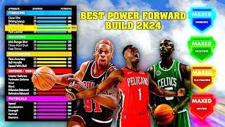 BEST Power Forward Build 2k24 Best PF Build in NBA 2k24 Next Gen [upl. by Coh58]