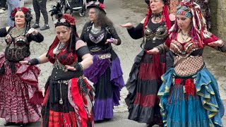 North Wind Tribal Dancers  Live Performance 1  Haworth Steampunk Weekend 2024 [upl. by Norehs]