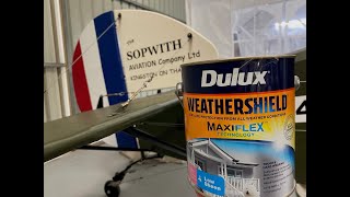 Using acrylic latex paint to finish my Sopwith Camel Aircraft [upl. by Phyllida]