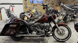 Custom Exhaust Upgrade Installing Bassani True Duals and Fishtails on a Softail FatBoy [upl. by Wise]