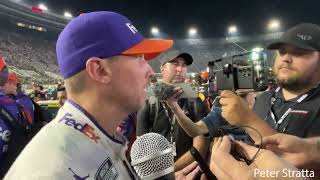 quotEveryones on Equal Tires Running Equal Timesquot Denny Hamlin After Bristol [upl. by Yentruok155]