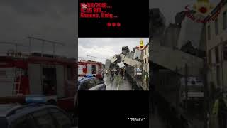 Morandi Bridge collapse edit rip disaster italy bridge sad emergency [upl. by Nottirb81]