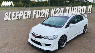 Honda FD1 Convert FD2R  Sleeper K24 Turbo  MODIVLOG [upl. by Elsa]