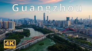 Guangzhou  China 🇨🇳  4K Drone Footage [upl. by Eiramrefinnej523]