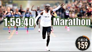 Eliud Kipchoges Historic 159 Marathon  The Ineos 159 Challenge [upl. by Assirrec404]