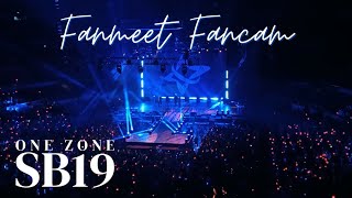 SB19 ONE ZONE Fanmeet Opening Concert Fancam [upl. by Aleta]