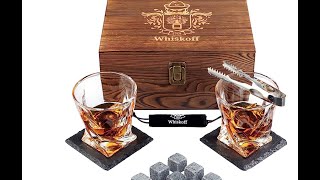 HOLIDAY GIFT IDEAS Whiskoff whisky glass set [upl. by Jessi449]