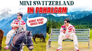 MINI SWITZERLAND view in PAHALGAM😍  Kashmir Vlogs  Noman Official [upl. by Marchelle690]