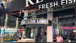 Red Lobster Manhattan Times Square NYC♥️ [upl. by Nonie68]