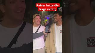 Idiotentest ganz leicht straßenumfrage idiotentest umfrage streetinterview ytshorts [upl. by Amsab]