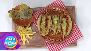 Exquisitos tacos campechanos ¡una verdadera delicia para preparar  Venga la Alegría [upl. by Adnalu]