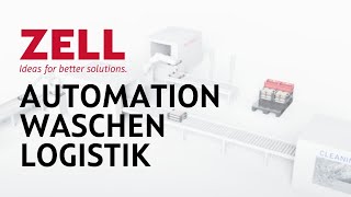 Automation Waschen und Logistik alles in einem Werkstückträger [upl. by Agnes]