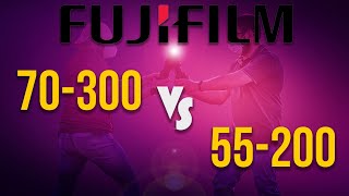 Fujifilm 70300 vs 55200  Recensione ITA [upl. by Ventura843]