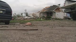 Surveying the wreckage from Tuesdays deadly tornado in Greenfield Iowa [upl. by Corb495]