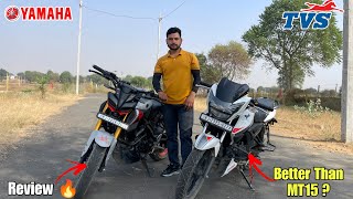 2024 TVS Apache 160 2V Vs Yamaha MT15 V2 Ride Comparison Review Complete Details 🔥 [upl. by Chancey774]