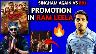 Singham Again Grand Promotion In Luv Kush Ramleela  Singham Again Vs Bhool Bhulaiyaa 3 Latest News [upl. by Eigroeg]