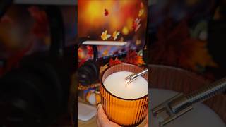 Decorating my desk for fall 🍂 🍁 🥮 autumn falldecor desksetup [upl. by Madda442]